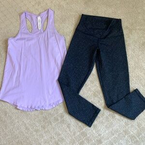 DYI workout set (leggings and tank)